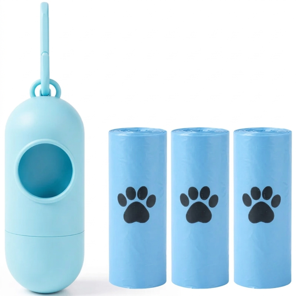 Dog Poop Bag Dispenser + 3 Rolls